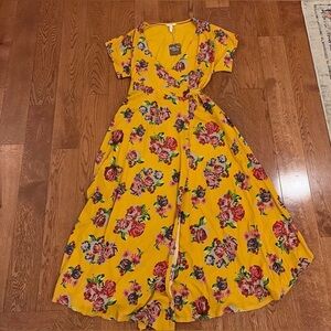 NWT Matilda Jane Yellow Floral Dress Cottagecore Shabby Chic Boho MJC Roses